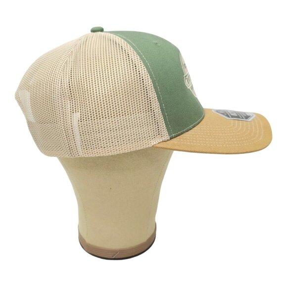 Robbins Oil Company Embroidered Logo Mesh Snapback Cap Trucker Style Baseball - Picture 11 of 13